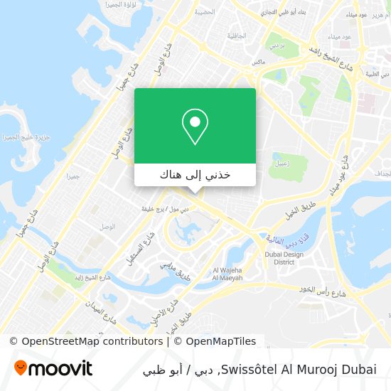خريطة Swissôtel Al Murooj Dubai