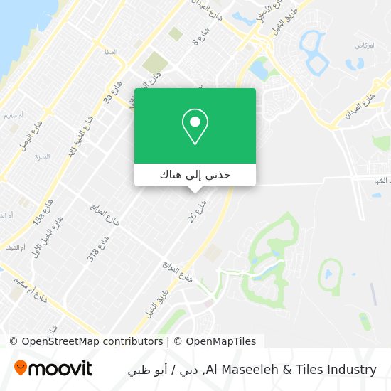 خريطة Al Maseeleh & Tiles Industry