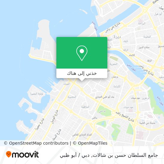 خريطة جامع السلطان حسن بن شالات