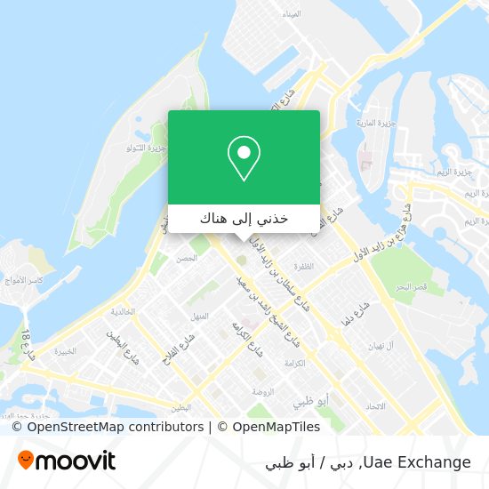 خريطة Uae Exchange