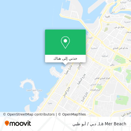 خريطة La Mer Beach