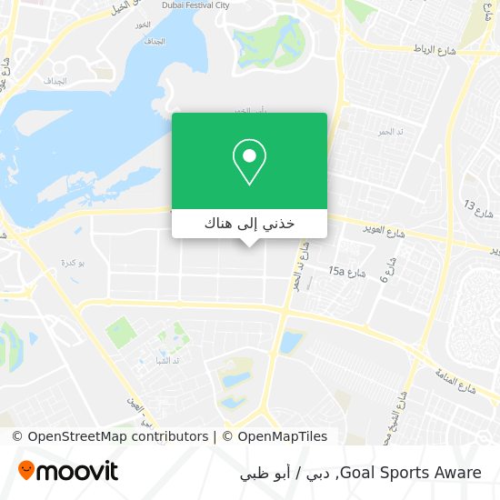 خريطة Goal Sports Aware