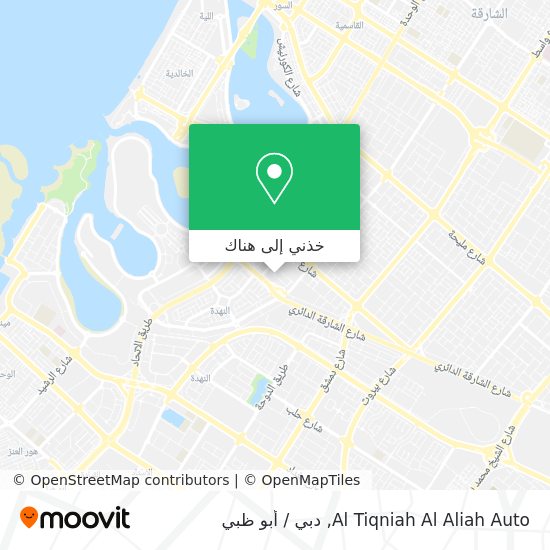 خريطة Al Tiqniah Al Aliah Auto