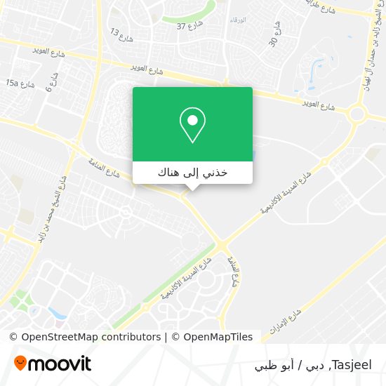 خريطة Tasjeel