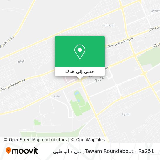 خريطة Tawam Roundabout - Ra251