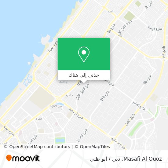 خريطة Masafi Al Quoz