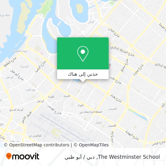 خريطة The Westminster School