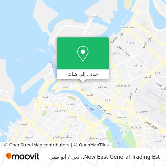 خريطة New East General Trading Est.