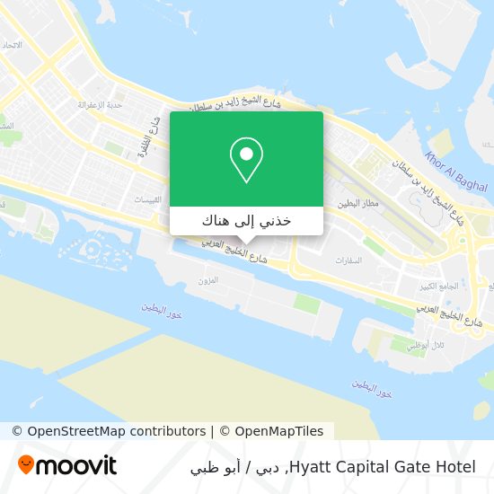 خريطة Hyatt Capital Gate Hotel