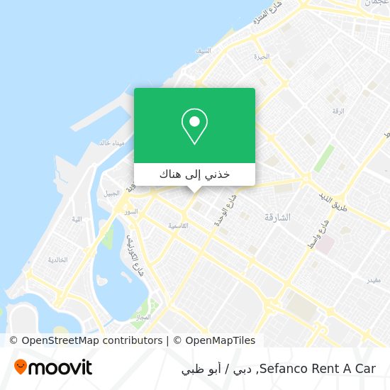 خريطة Sefanco Rent A Car