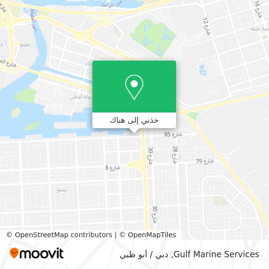 خريطة Gulf Marine Services