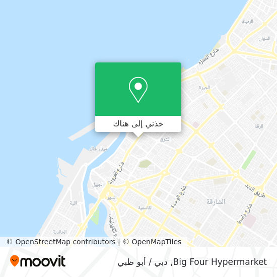 خريطة Big Four Hypermarket