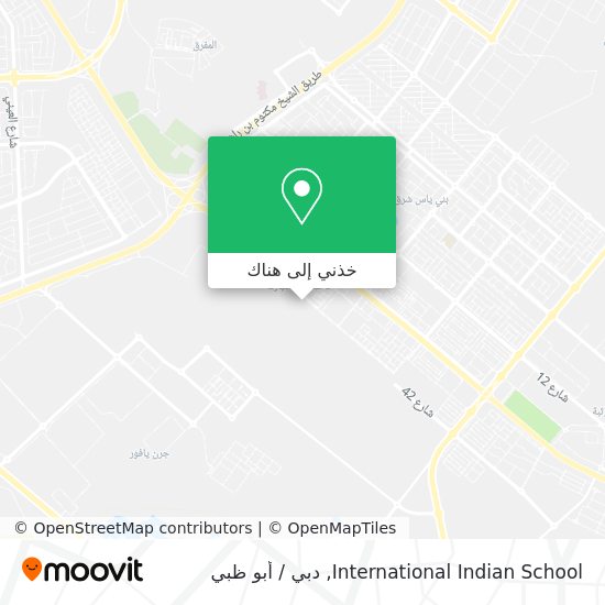 خريطة International Indian School