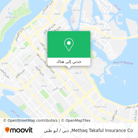 خريطة Methaq Takaful Insurance Co