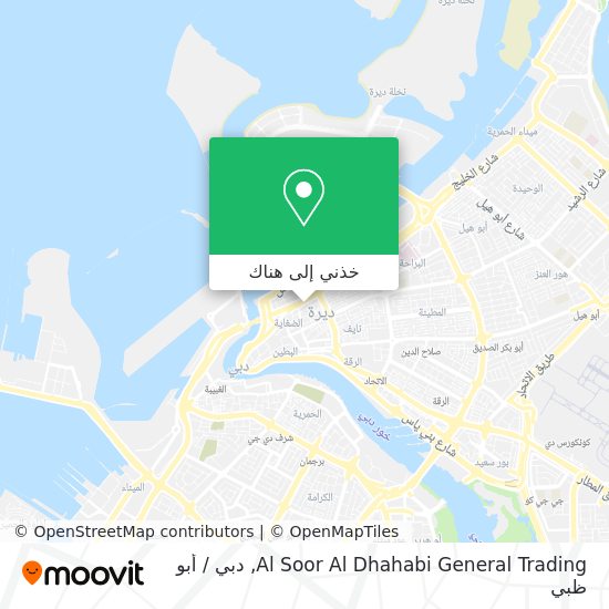 خريطة Al Soor Al Dhahabi General Trading