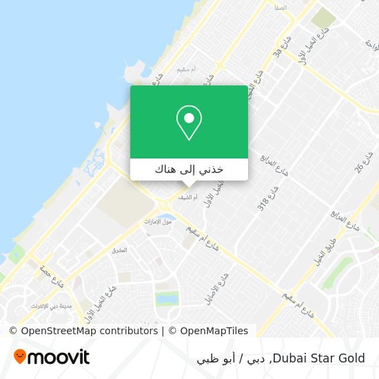خريطة Dubai Star Gold
