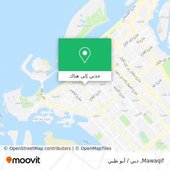 خريطة Mawaqif