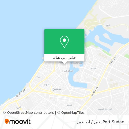 خريطة Port Sudan