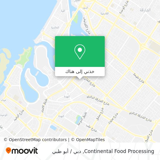 خريطة Continental Food Processing