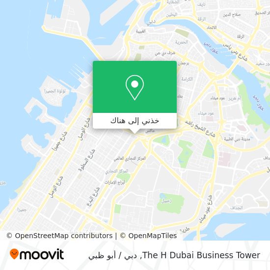 خريطة The H Dubai Business Tower