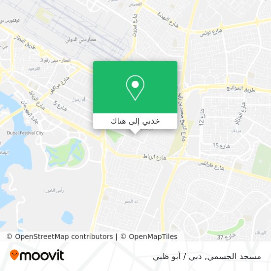 خريطة مسجد الجسمي