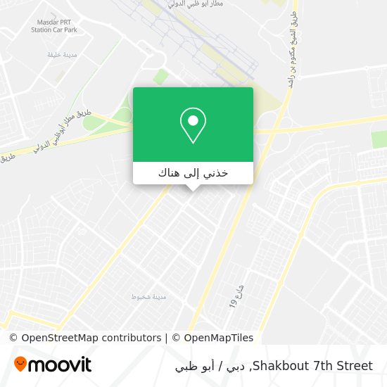 خريطة Shakbout 7th Street