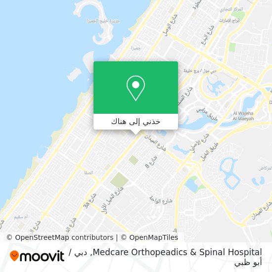 خريطة Medcare Orthopeadics & Spinal Hospital