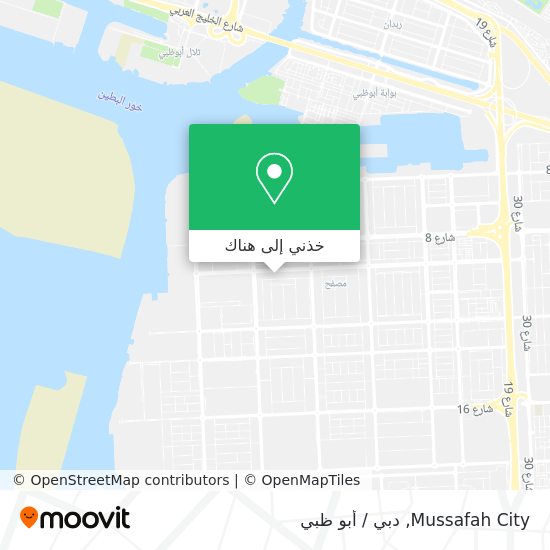 خريطة Mussafah City