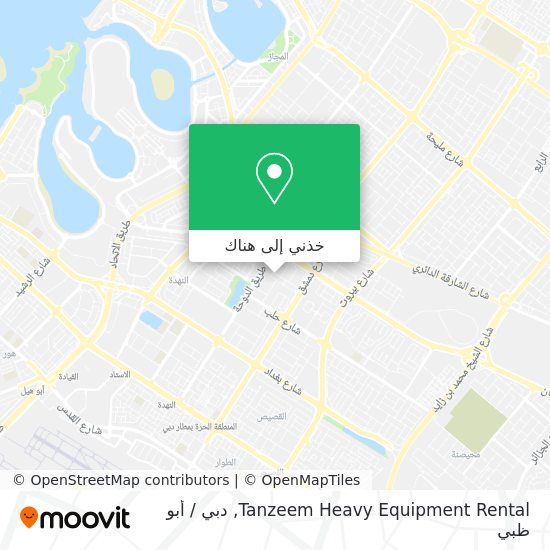 خريطة Tanzeem Heavy Equipment Rental