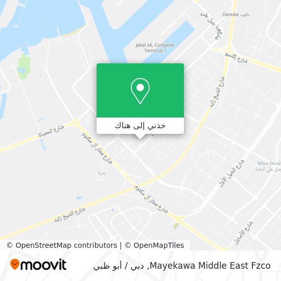 خريطة Mayekawa Middle East Fzco