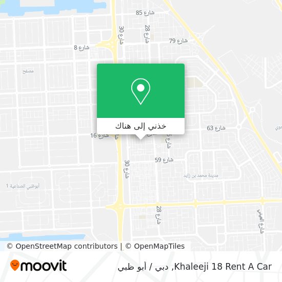 خريطة Khaleeji 18 Rent A Car
