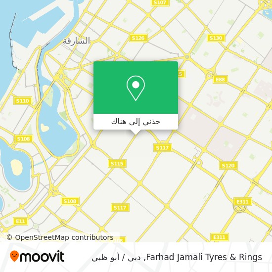 خريطة Farhad Jamali Tyres & Rings