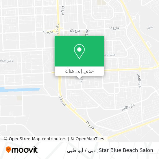 خريطة Star Blue Beach Salon