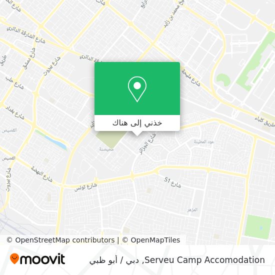 خريطة Serveu Camp Accomodation