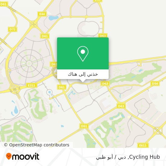 خريطة Cycling Hub