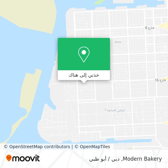 خريطة Modern Bakery