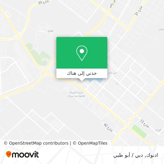 خريطة ادنوك