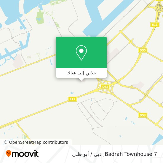 خريطة Badrah Townhouse 7