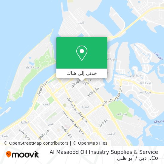 خريطة Al Masaood Oil Insustry Supplies & Service Co.