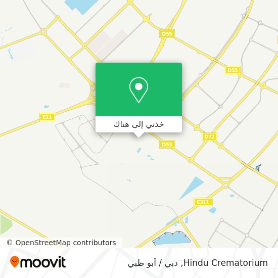 خريطة Hindu Crematorium