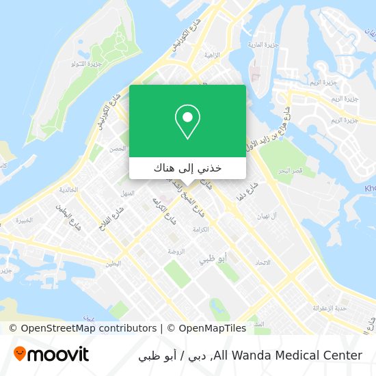 خريطة All Wanda Medical Center