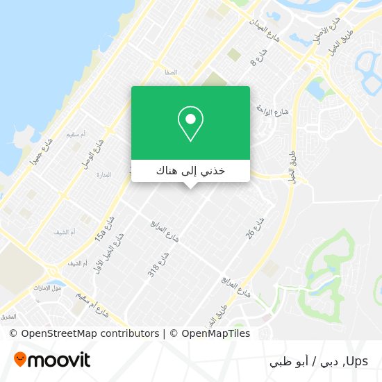 خريطة Ups