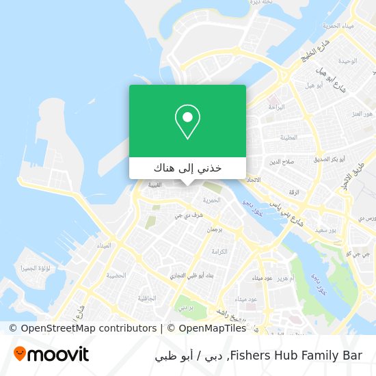 خريطة Fishers Hub Family Bar