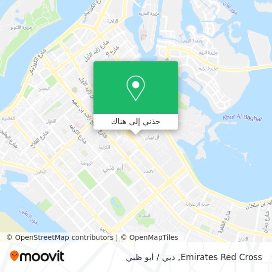 خريطة Emirates Red Cross