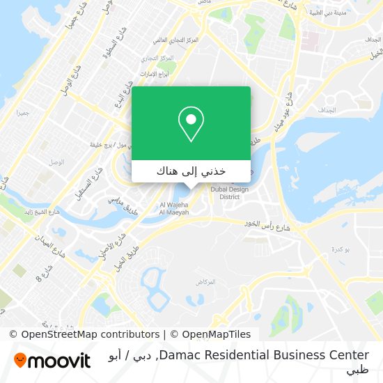 خريطة Damac Residential Business Center