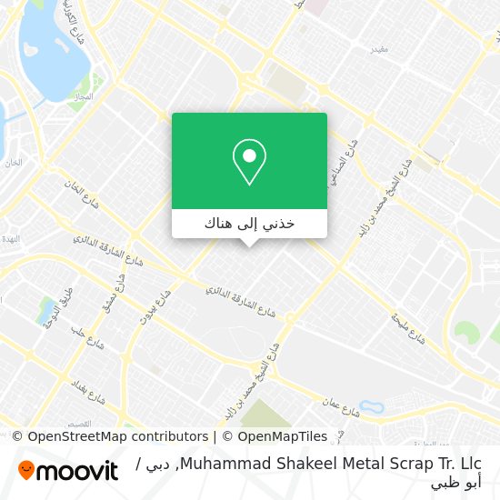 خريطة Muhammad Shakeel Metal Scrap Tr. Llc