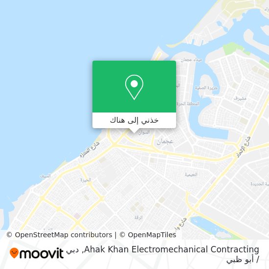 خريطة Ahak Khan Electromechanical Contracting