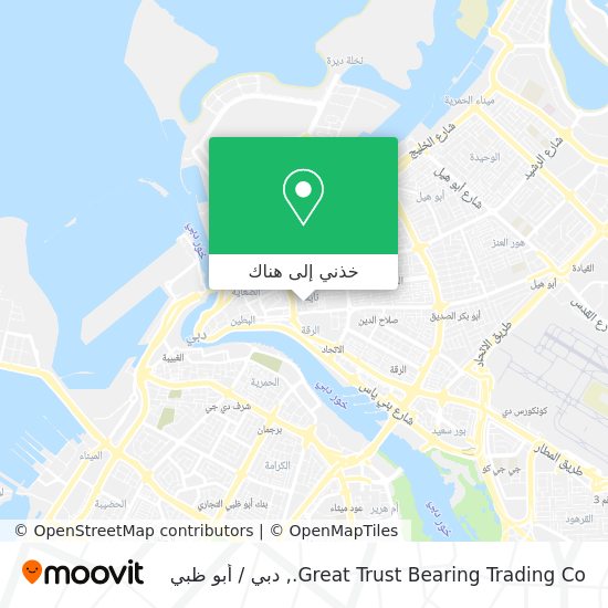 خريطة Great Trust Bearing Trading Co.