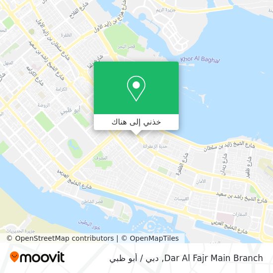 خريطة Dar Al Fajr Main Branch