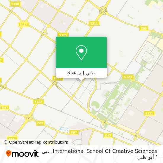 خريطة International School Of Creative Sciences